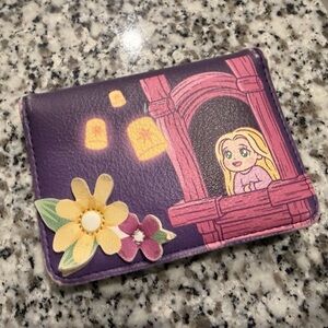 Purple Disney tangled wallet